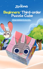 Load image into Gallery viewer, Disney Zootopia/Frozen Third-Order Rubik&#39;s Cube, Educational Toy 22277
