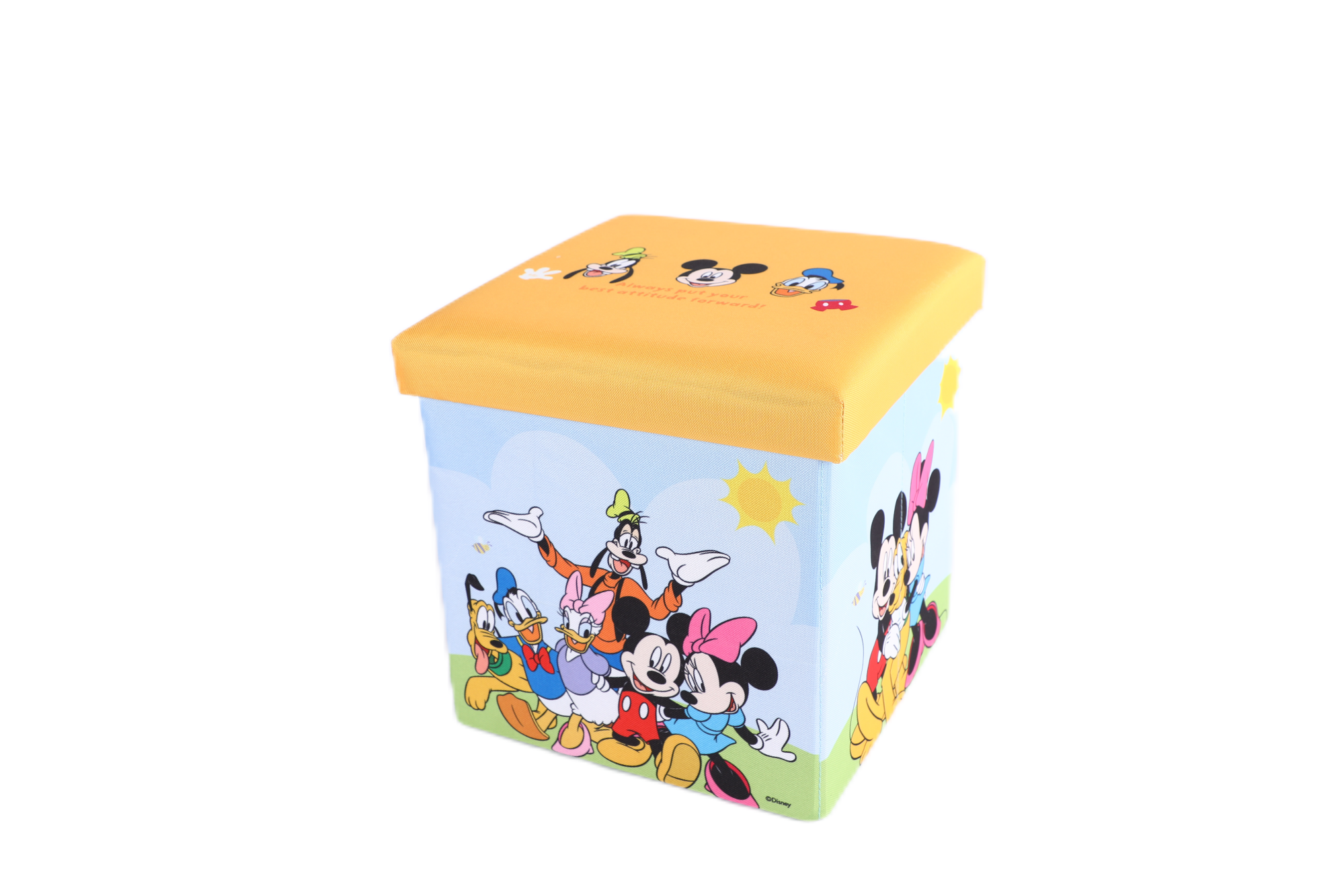 Disney Mickey Family 2024 New Cartoon Cute  Foldable Storage Box