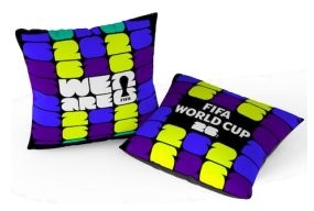 Fifa 2026 Square Cushion (Blanket)