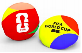 Fifa 2026 Round Cushion (Blanket)