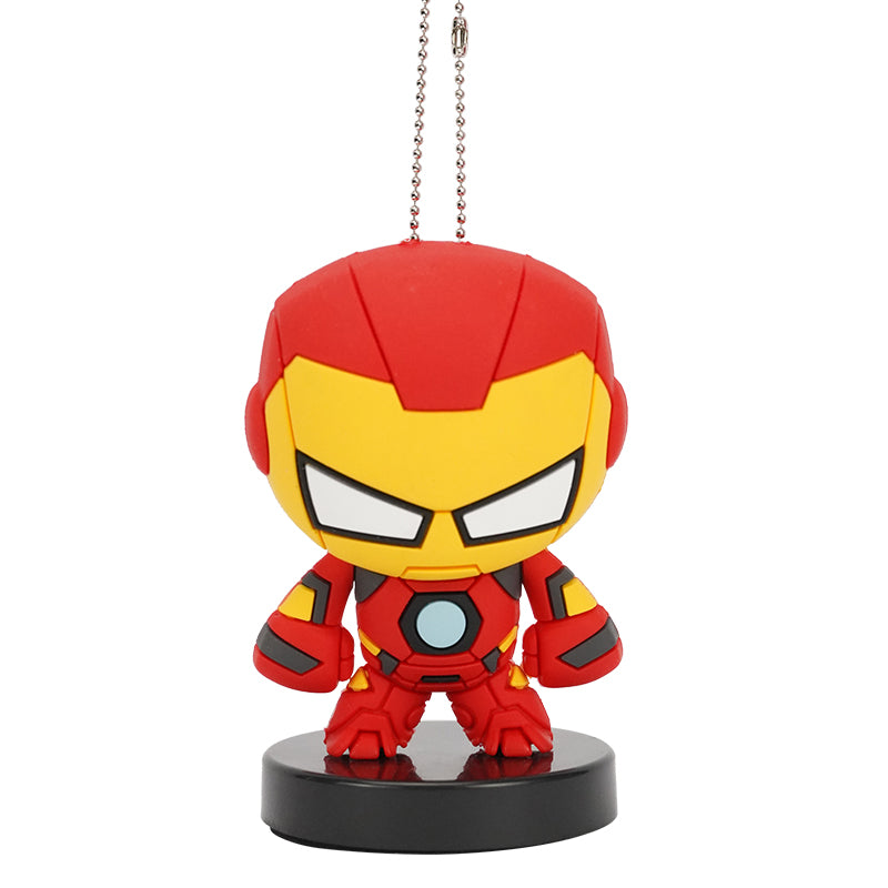 Marvel Iron Man Cartoon Cute Keychain Pendant Pedestal