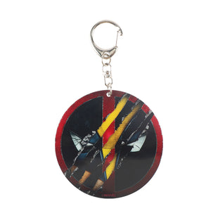 Dead Pool Acrylic Plate Keychain 2024 New Design VJ24526-DP