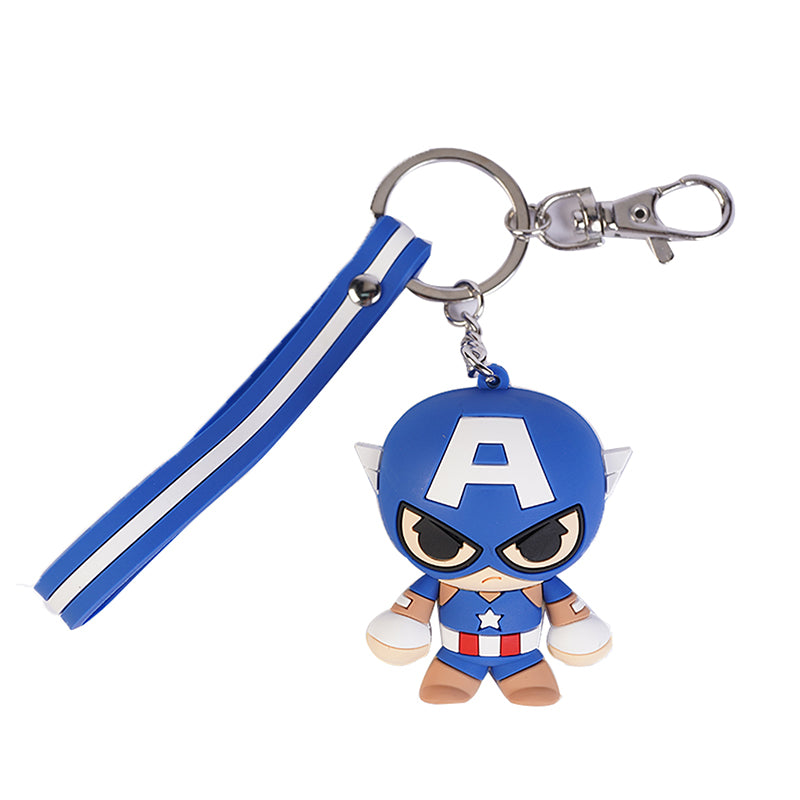 Marvel Captain America Cartoon Cute Keychain Pendant