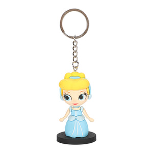 Disney Princess Cartoon Cute Keychain Pendant Pedestal