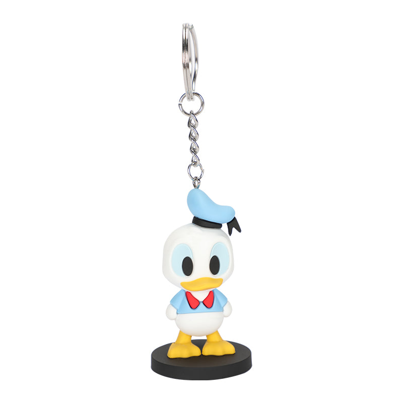 Disney Donald Duck Cartoon Cute Keychain Pendant Pedestal