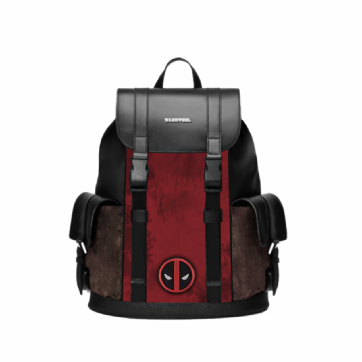 Marvel Deadpool Backpack Cartoon Fashion PU Bag