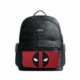 Marvel Deadpool Backpack Cartoon Fashion PU Bag