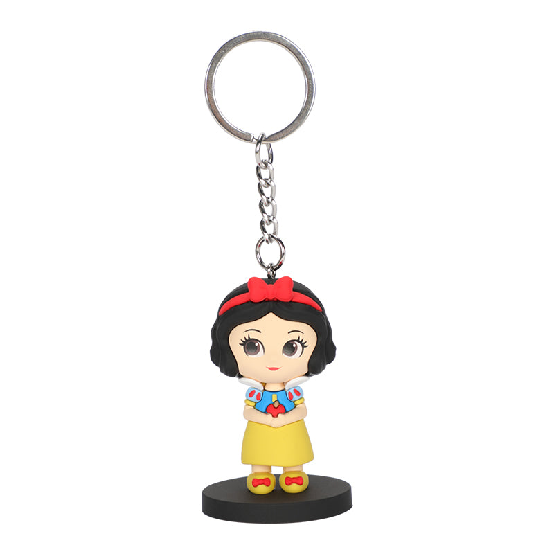 Disney Princess Cartoon Cute Keychain Pendant Pedestal