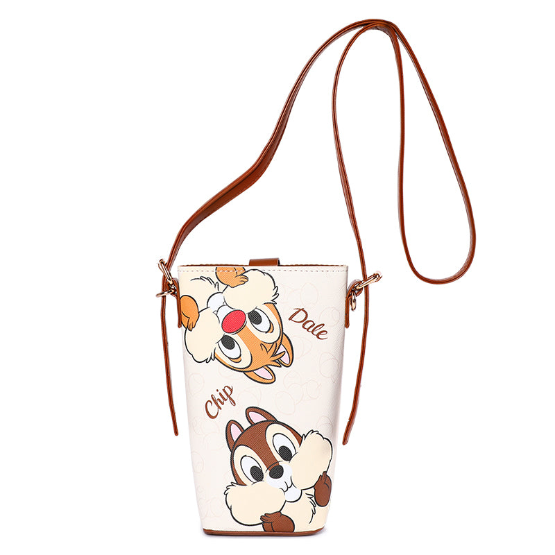 Disney Lotso Chip 'n' Dale Mobile Phone Bag Cute Cartoon Small Shoulder Crossbody Bag DHF23787