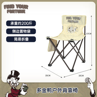 DISNEY FORTUNE DUCK FOLDABLE CHAIR JDFC22713-L