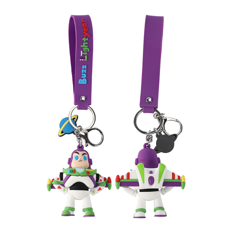 Disney Toys Buzz Lightyear Cartoon Cute Keychain Pendant