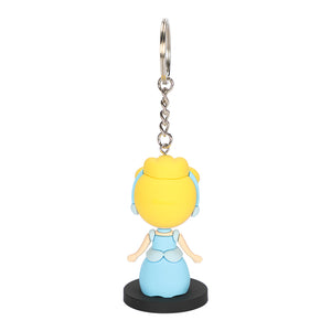 Disney Princess Cartoon Cute Keychain Pendant Pedestal