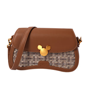 Disney Mickey Mouse Fashion Lady Shoulder PU Bag