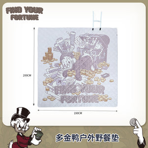 DISNEY FORTUNE DUCK PICNIC MAT JDFD22710-L