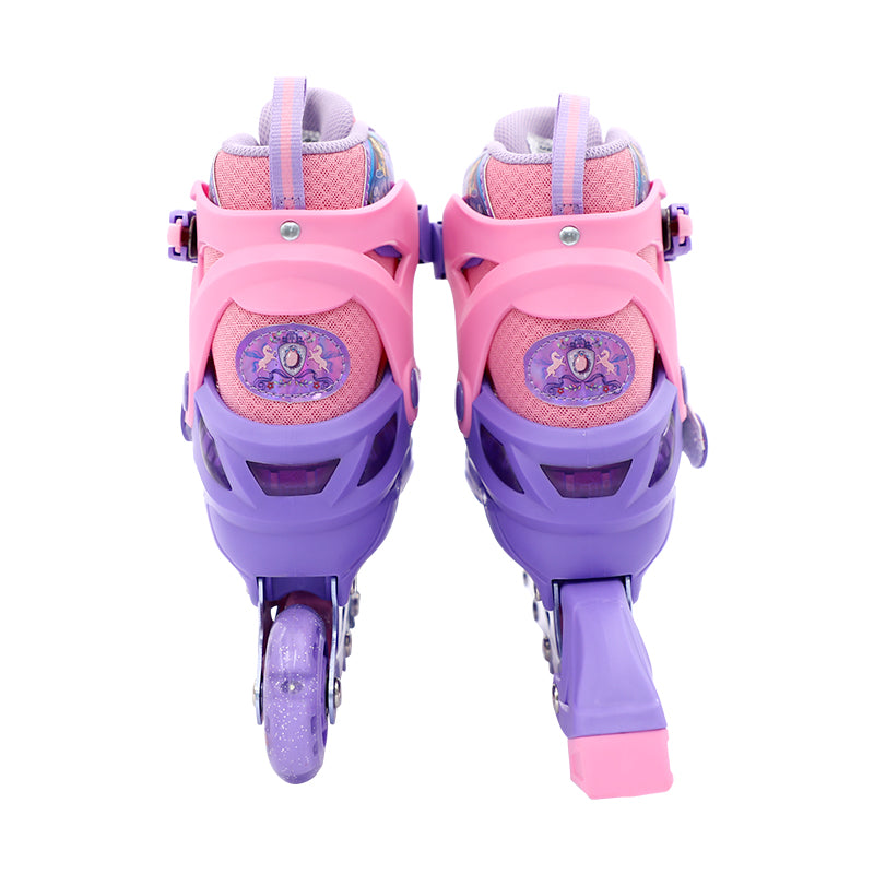 Disney Frozen Sofia Kids Roller Skate Combo Set Pink 2024 New Design