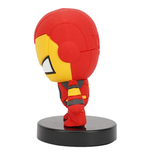 Marvel Iron Man Cartoon Cute Keychain Pendant Pedestal