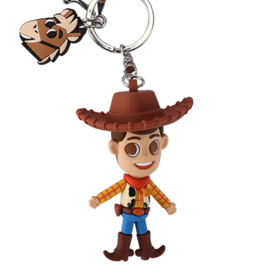 Disney Toys Woody Cartoon Cute Keychain Pendant