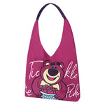 Load image into Gallery viewer, Disney Lotso Mickey Side Shoulder Handbag Cartoon Cute Canvas Bag DHF23807
