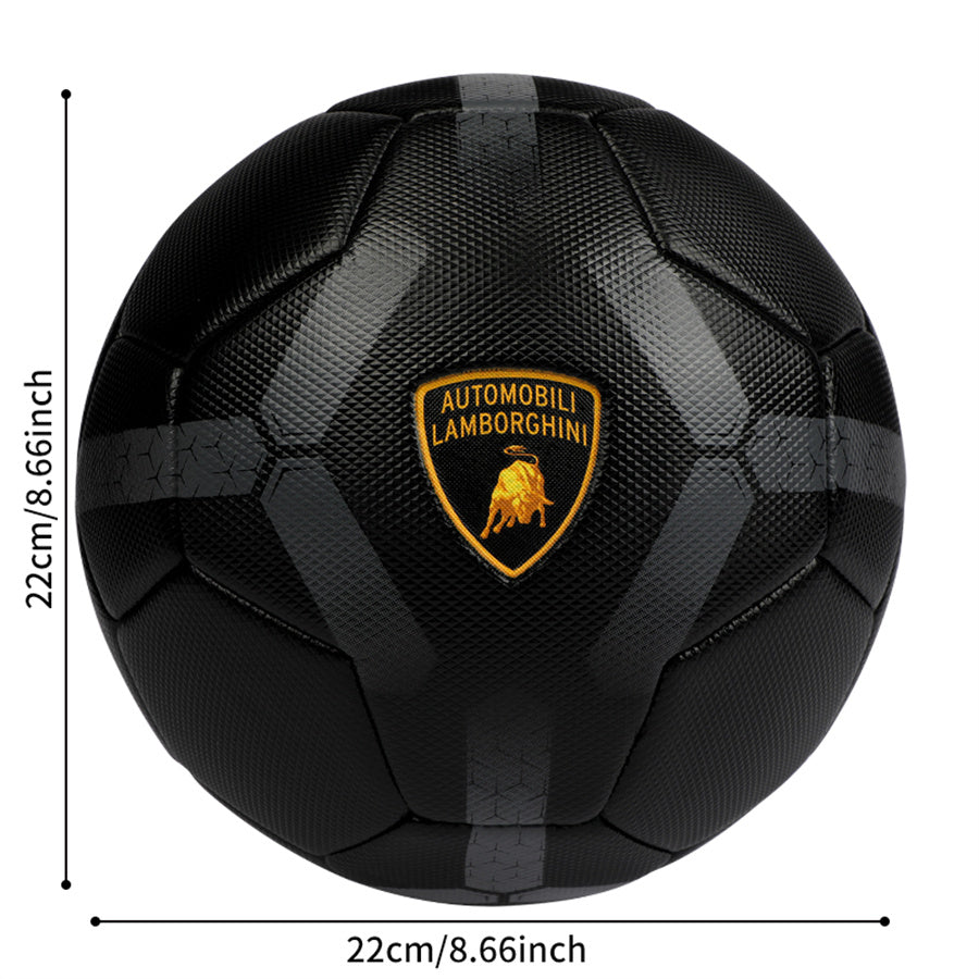 LFB881 AUTOMOBILI LAMBORGHINI MACHINE SEWING PVC SOCCER BALL DIAMOND TEXTURE