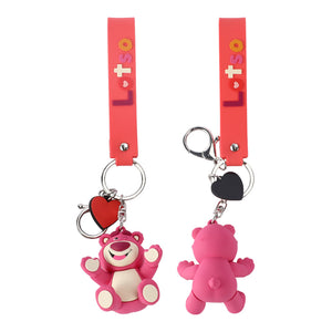 Disney Toys Lotso Cartoon Cute Keychain Pendant