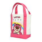 Load image into Gallery viewer, Disney Lotso Canvas Handbag Capacity Bento Lunch Box Bag Shopping Bag Handbag
