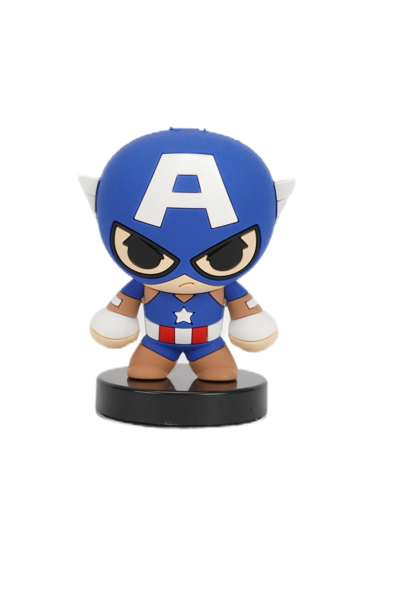 Marvel Captain America Cartoon Cute Keychain Pendant Pedestal