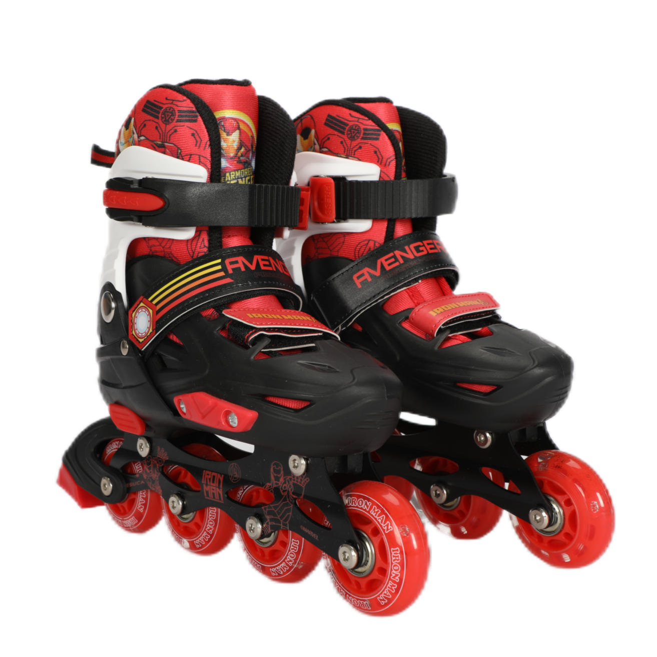 Marvel Iron Man Kids Roller Skate Combo Set Red/Black 2024 New Design VCB31350-I