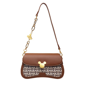 Disney Mickey Mouse Fashion Lady Shoulder PU Bag