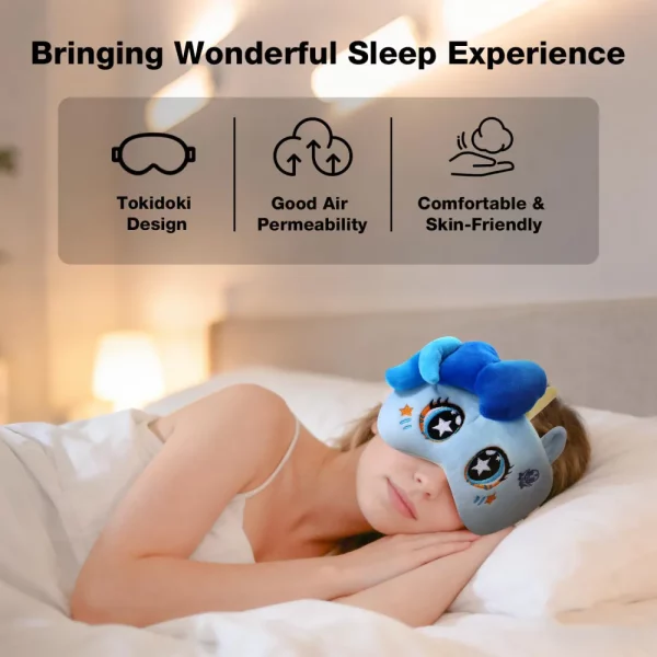 Unicorn cartoon plush eye mask-TC51983-TK