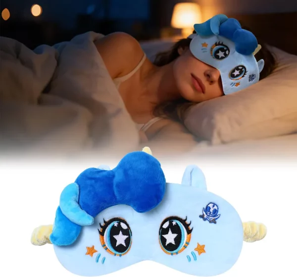 Unicorn cartoon plush eye mask-TC51983-TK