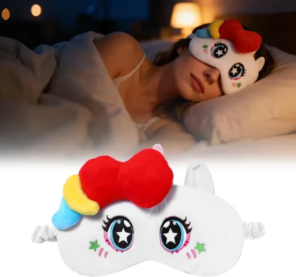 Unicorn cartoon plush eye mask-TC51983-TK1