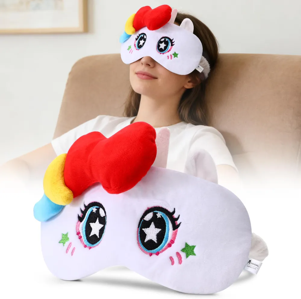 Unicorn cartoon plush eye mask-TC51983-TK1