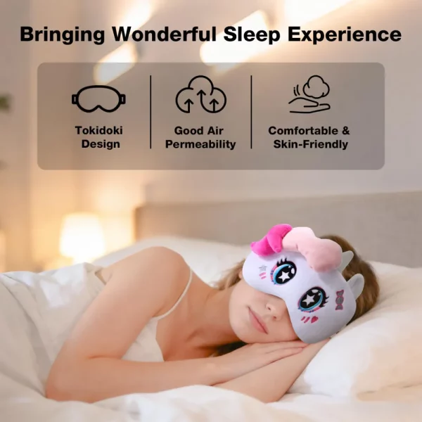 Unicorn cartoon plush eye mask-TC51983-TK2