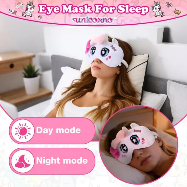 Unicorn cartoon plush eye mask-TC51983-TK2