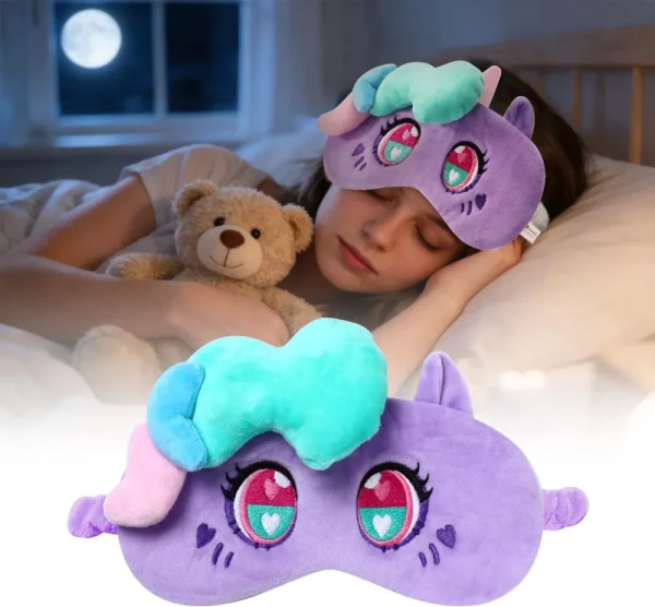 Unicorn cartoon plush eye mask-TC51983-TK3
