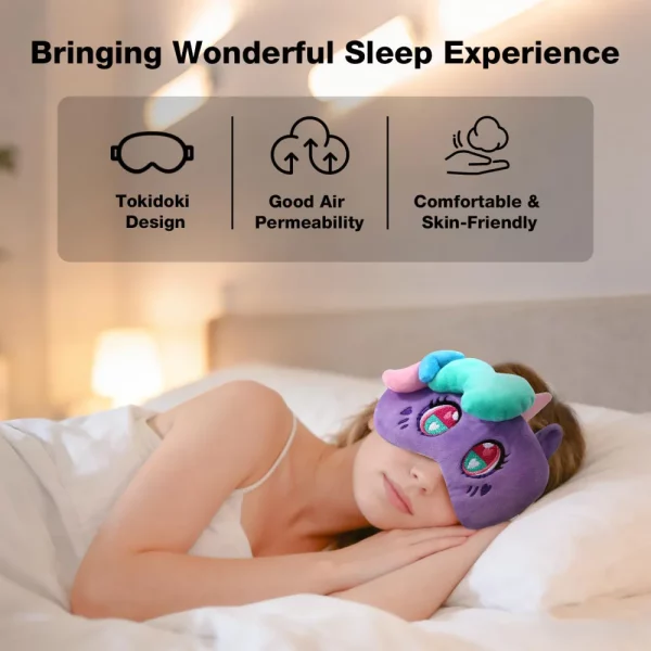 Unicorn cartoon plush eye mask-TC51983-TK3
