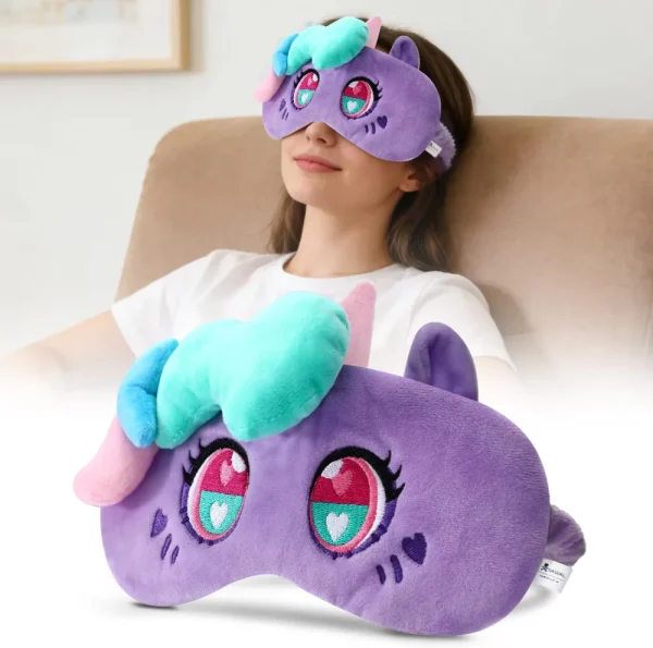 Unicorn cartoon plush eye mask-TC51983-TK3