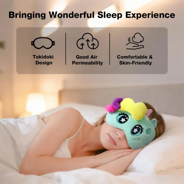 Unicorn cartoon plush eye mask-TC51983-TK4