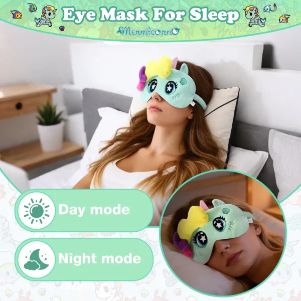 Unicorn cartoon plush eye mask-TC51983-TK4