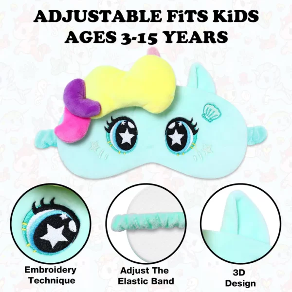 Unicorn cartoon plush eye mask-TC51983-TK4