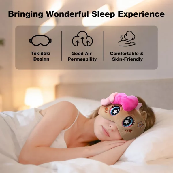 Unicorn cartoon plush eye mask-TC51983-TK5