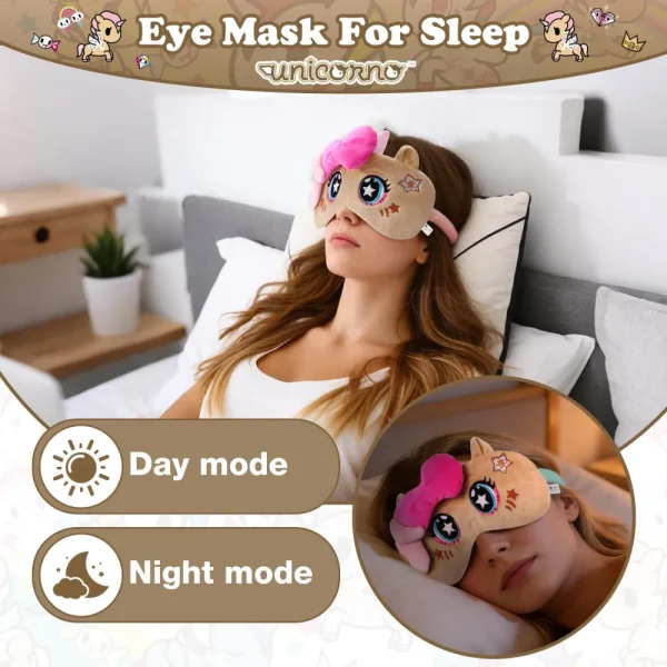 Unicorn cartoon plush eye mask-TC51983-TK5