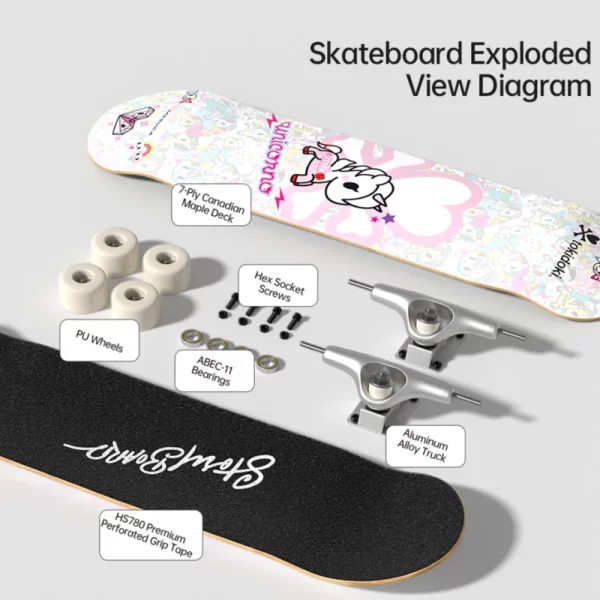 Tokidoki Skateboard -TCD41393-UC